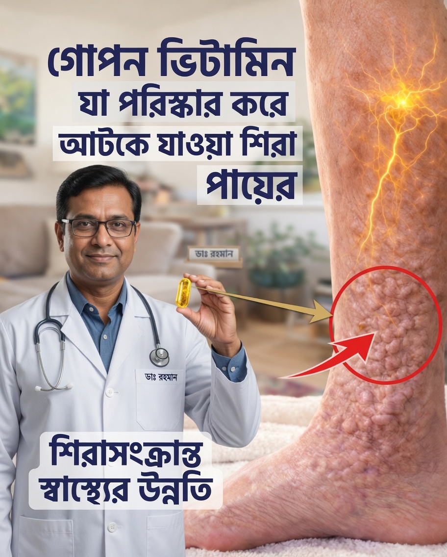 পায়ের রক্ত জমাট বাঁধার ঝুঁকি কমাতে সাহায্য করতে পারে এমন ভিটামিন সম্পর্কে জানুন