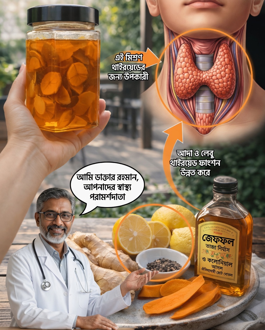 হলুদ, আদা ও লেবুর সহজ রেসিপি দিয়ে প্রাকৃতিকভাবে থাইরয়েডের স্বাস্থ্যকে কীভাবে সমর্থন করবেন