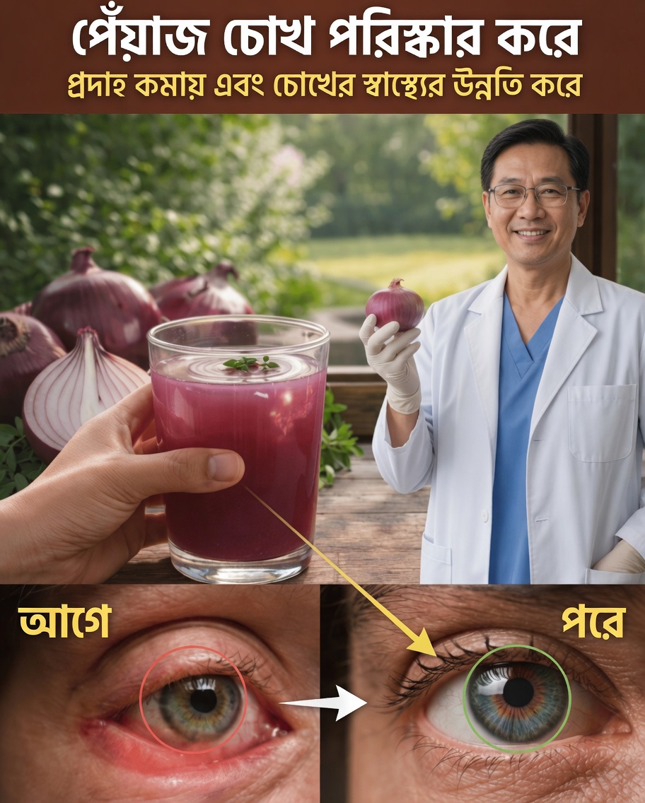 পেঁয়াজ দিয়ে ঘরে বসে প্রাকৃতিকভাবে চোখের স্বাস্থ্য কীভাবে যত্ন নেবেন: কাজ করে এমন সহজ টিপস