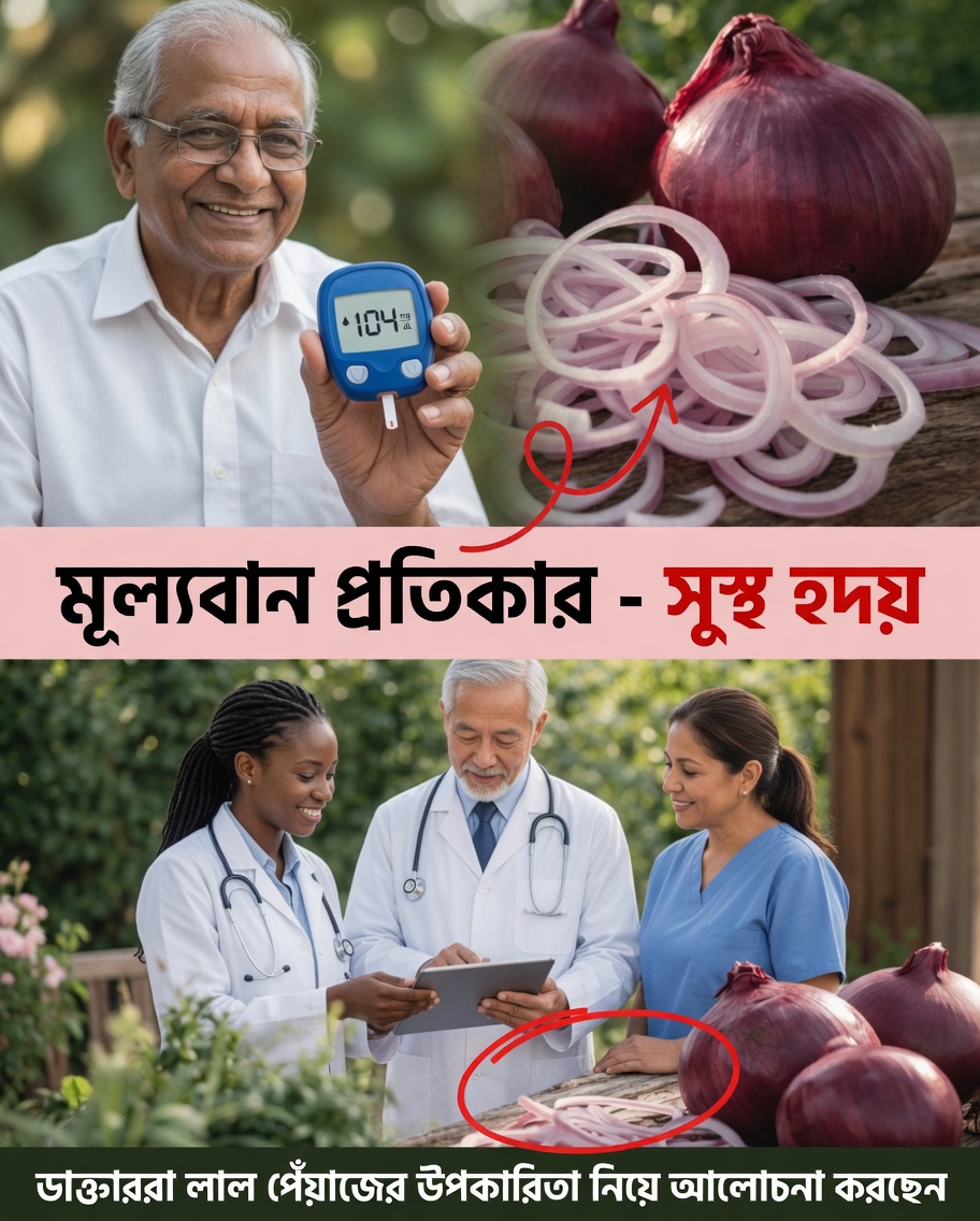 জেনে নিন কীভাবে লাল পেঁয়াজ রক্তের শর্করা ভারসাম্য রাখতে সাহায্য করতে পারে—আপনার রান্নাঘরের একটি সহজ উপাদান