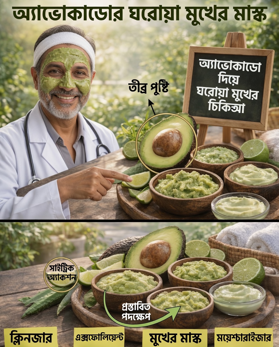 Descubra অ্যাভোকাডোর একটি সহজ কৌশল, যা ৭০-এর পরেও আপনার ত্বককে আরও নরম ও আর্দ্র রাখতে পারে