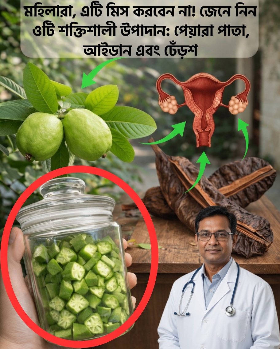 দৈনন্দিন সুস্থতার জন্য অনেক নারী যে ৩টি প্রাকৃতিক উপাদান অন্বেষণ করছেন তা জানুন: পেয়ারা পাতা, আইদান ফল এবং ঢেঁড়স