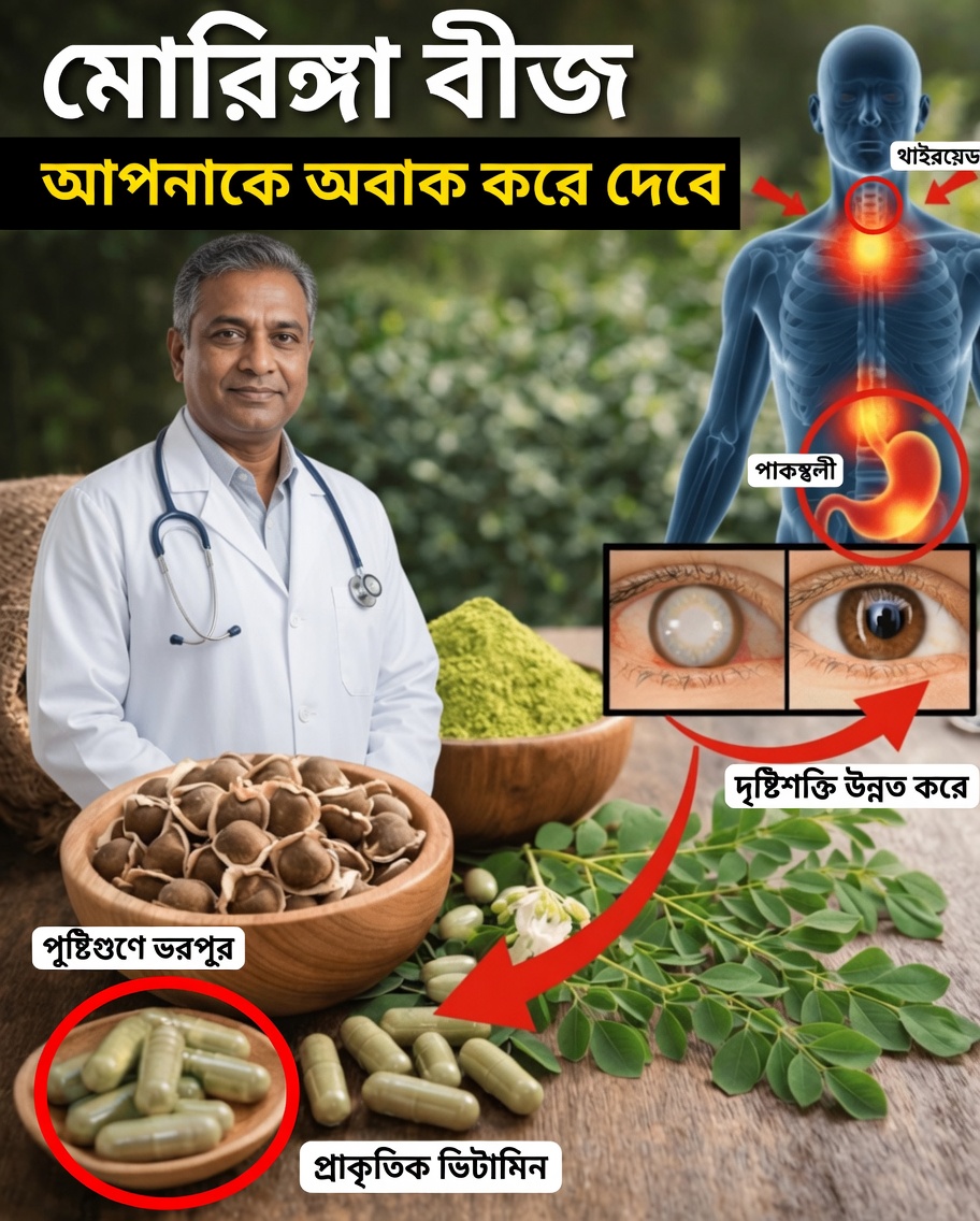 আপনার দৈনন্দিন সুস্থতার জন্য মোরিঙ্গার বীজের ১২টি কম পরিচিত উপকারিতা আবিষ্কার করুন
