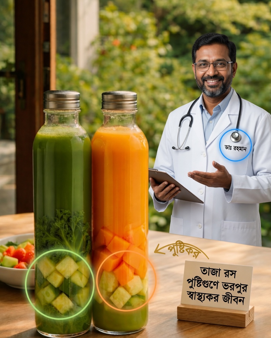 আপনার দিন উজ্জ্বল করতে ৪টি সহজ ও সতেজ ফল ও সবজির স্মুদি রেসিপি