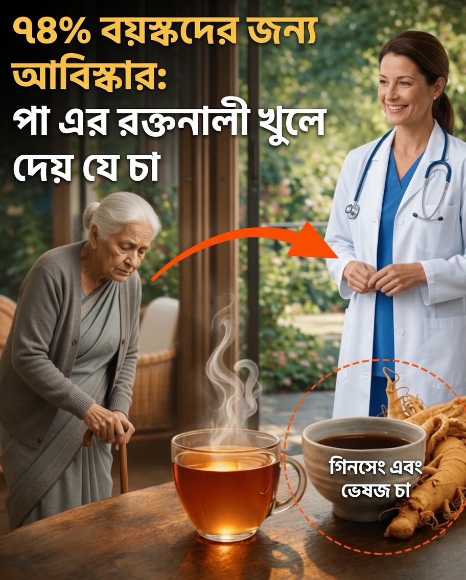 ৬০-এর বেশি? পায়ের রক্তসঞ্চালন উন্নত করা, পেশি পুনরুদ্ধার এবং হাঁটার সময় আরাম বাড়াতে সাহায্য করতে পারে এমন ৩টি সহজ চা জেনে নিন