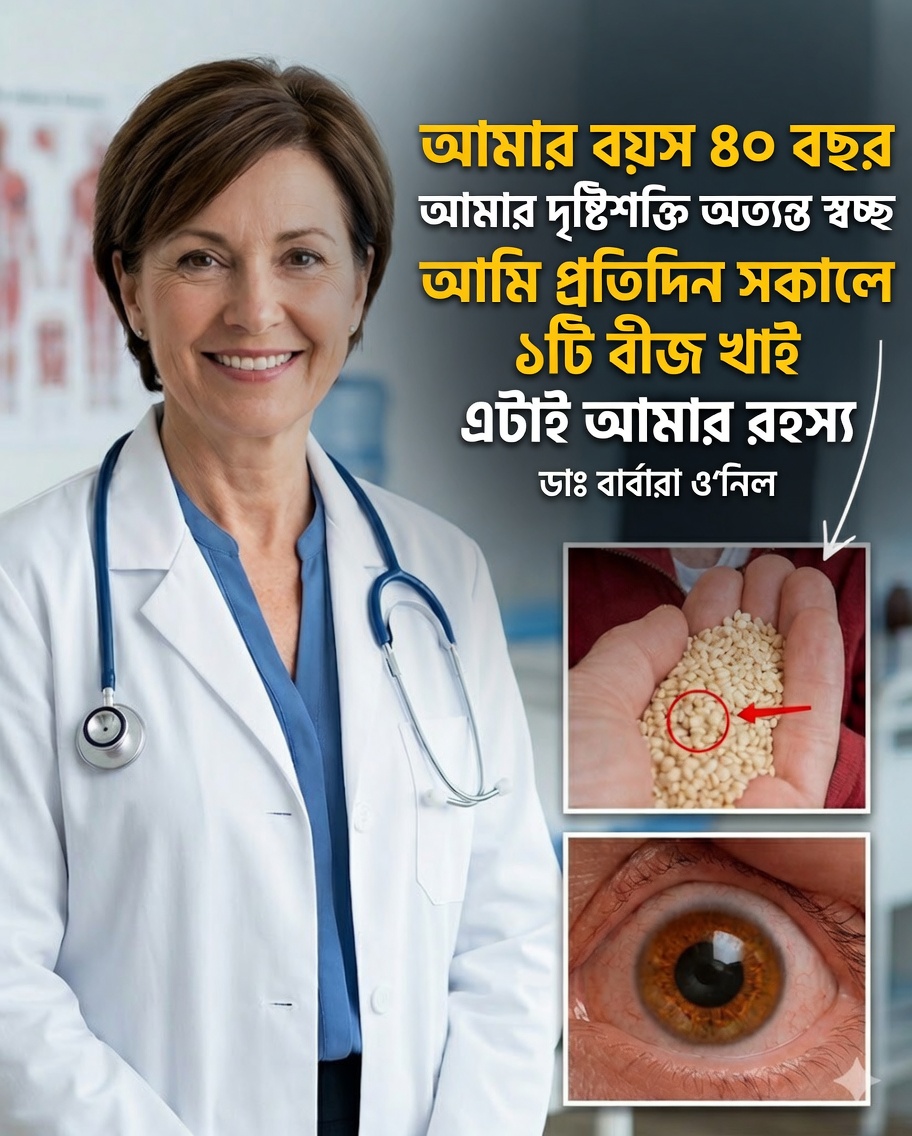 ৯০ বছরের বেশি বয়স হলেও? দৃষ্টিশক্তি ও মস্তিষ্ককে শক্তিশালী করতে প্রতিদিন সকালে এই ৩টি বীজ খান (বৈজ্ঞানিক ভিত্তি + সহজ রুটিন)