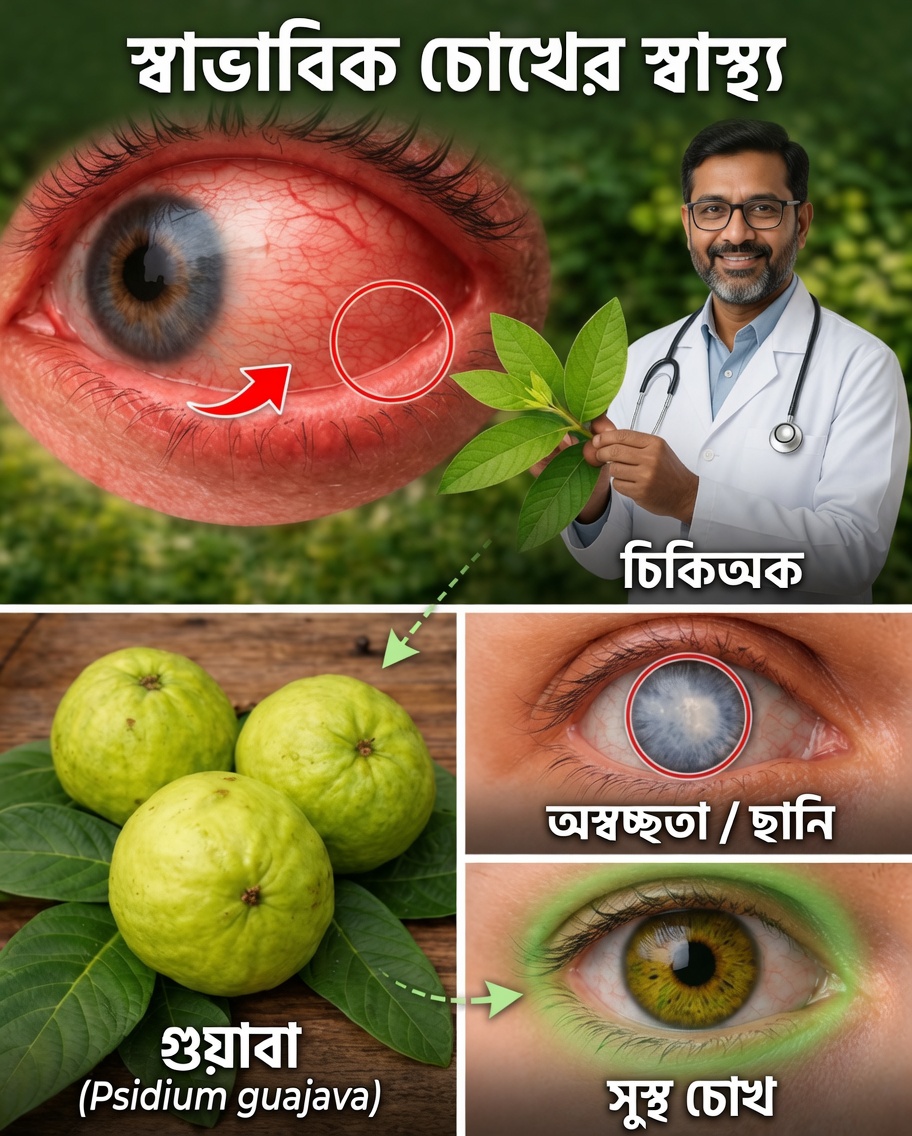 পেয়ারা: আরও স্পষ্ট দৃষ্টি ও চোখের আরামের জন্য একটি প্রাকৃতিক সুপারফল