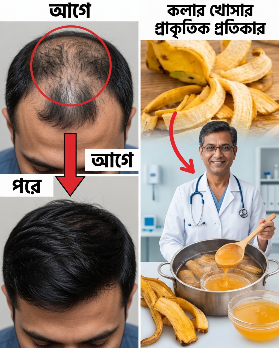 সাদা চুল কি স্বাভাবিকভাবে আবার কালো হতে পারে? পাকা কলার খোসা দিয়ে পাকা চুল উল্টো করার ও চুলের বৃদ্ধি উদ্দীপিত করার সত্যতা