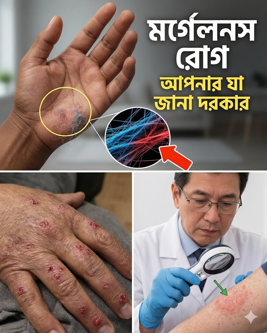 মরজেলন্স রোগ: কারণ, লক্ষণ, উপসর্গ, রোগ নির্ণয় ও চিকিৎসা প্রকাশিত