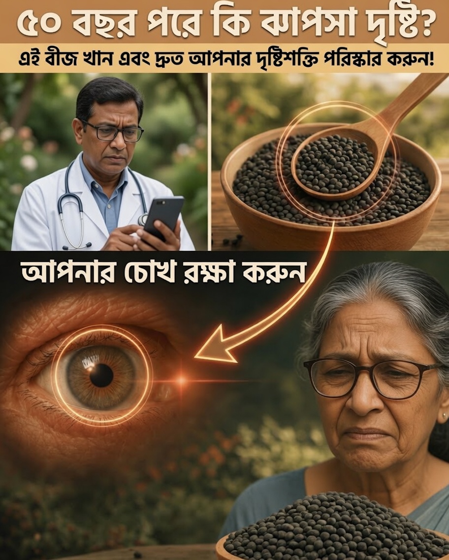 আপনার দৈনন্দিন রুটিনে এই ছোট্ট বীজটি যোগ করলে কি ৬০ বছরের পর চোখের স্বাস্থ্য উন্নত করতে সাহায্য করতে পারে?