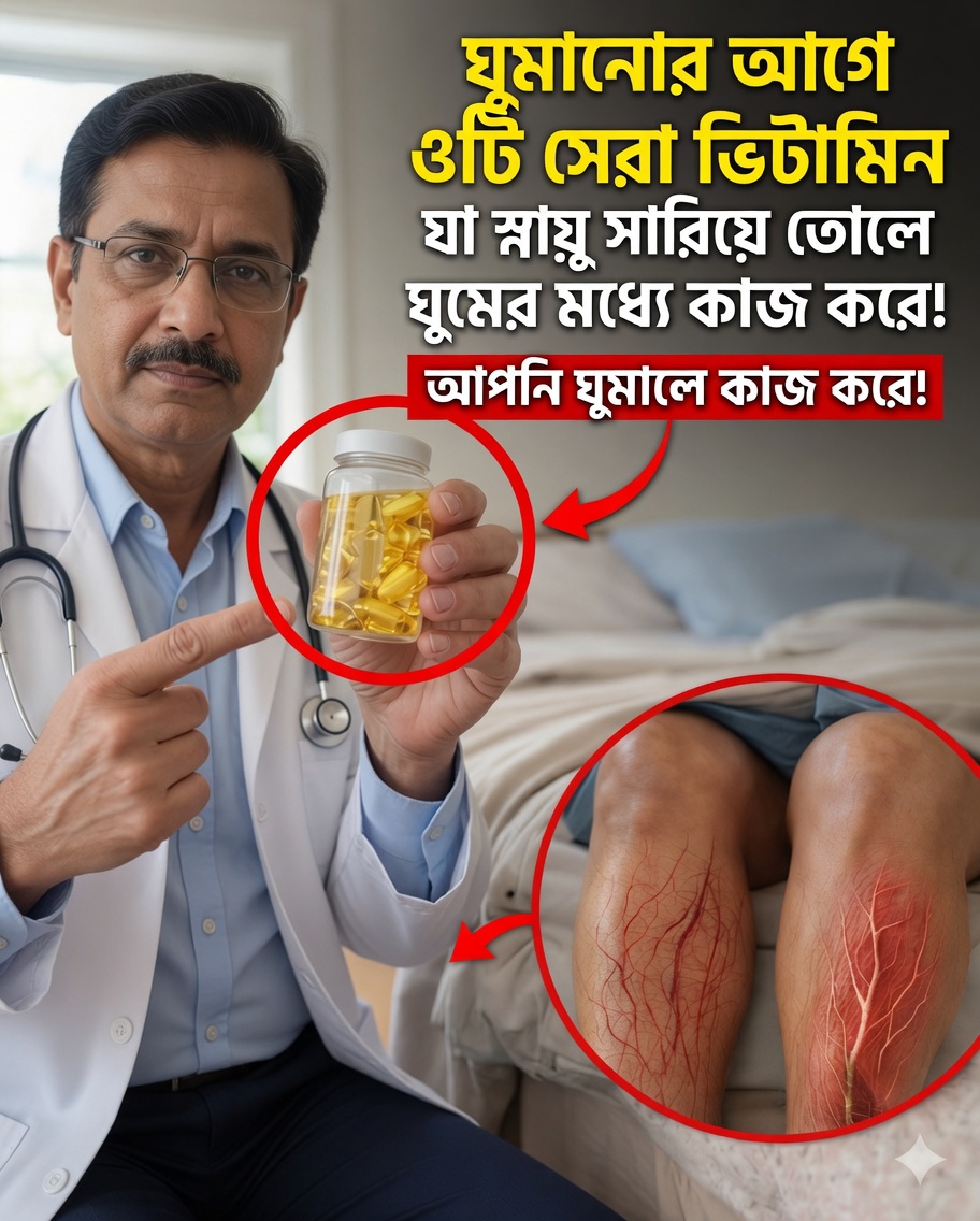 ৩টি রাতের ভিটামিন যা ৬০-এর পর পায়ের শক্তি বদলে দিতে পারে