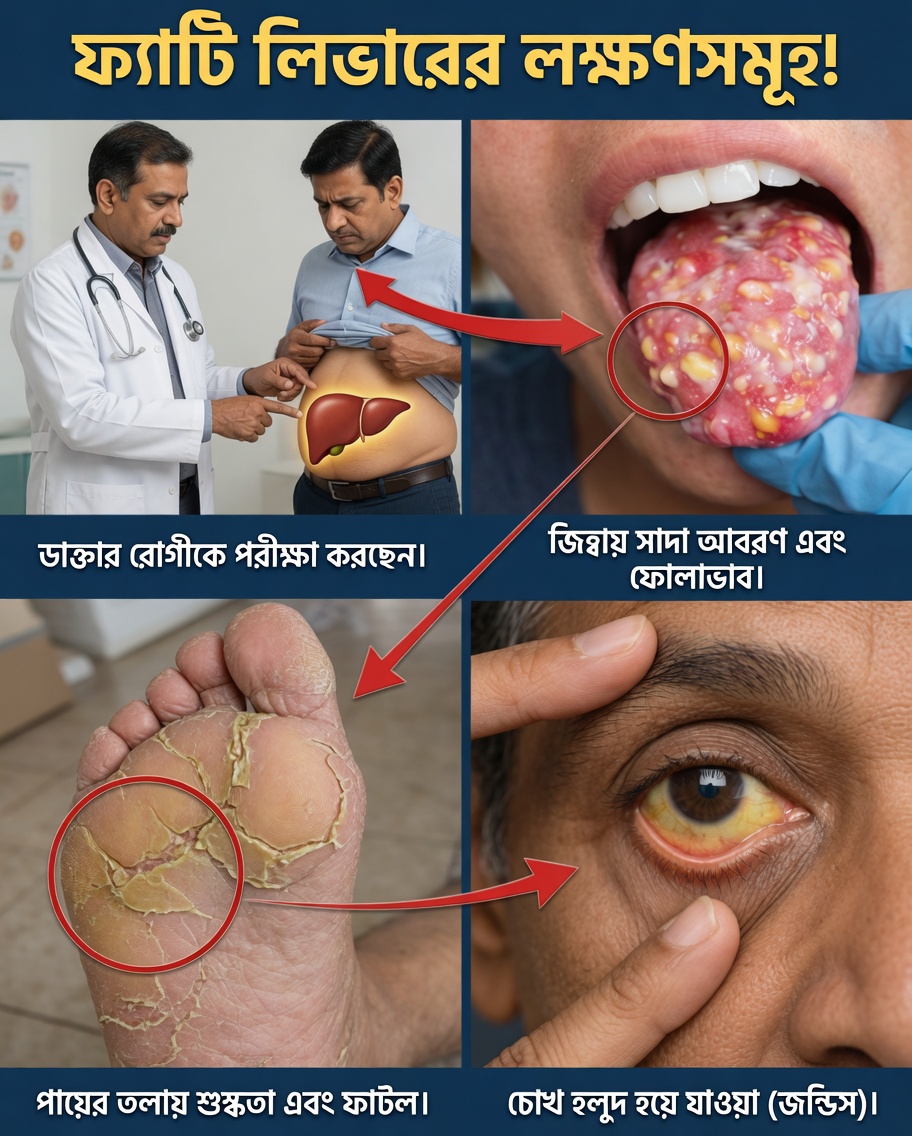 ফ্যাটি লিভারের ১৪টি সতর্ক সংকেত যা আপনি হয়তো উপেক্ষা করছেন + প্রতিদিনের এমন খাবার যা লিভার সুরক্ষায় সাহায্য করে