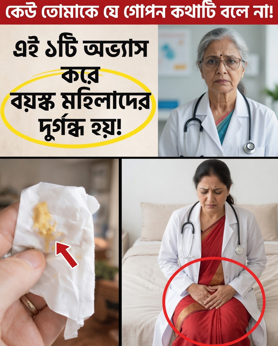 Ginecologistas সতর্ক করছেন: একটি সাধারণ স্বাস্থ্যবিধির অভ্যাস বয়স্ক নারীদের যোনির দুর্গন্ধ আরও খারাপ করতে পারে