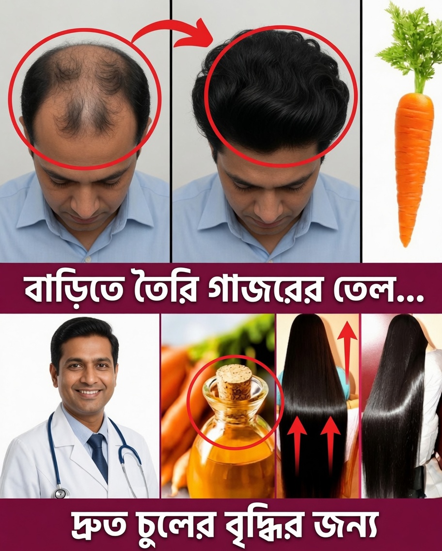 চুল দ্রুত বাড়ানোর উপায়, চুল পড়া বন্ধ করা এবং প্রাকৃতিকভাবে টাক পড়া প্রতিরোধ করা