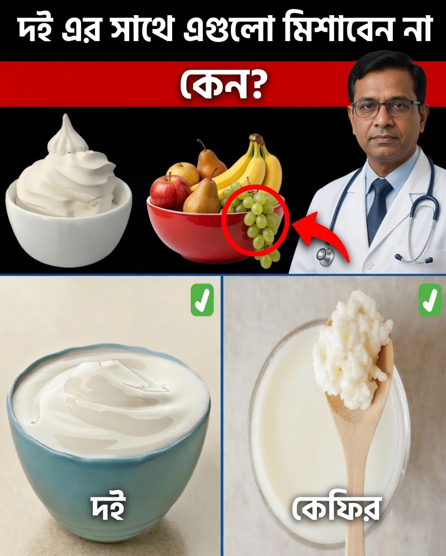 দই সম্পর্কে সতর্কতা: অন্ত্র ও হজমের জন্য ক্ষতিকর ৪টি খাদ্য সংমিশ্রণ
