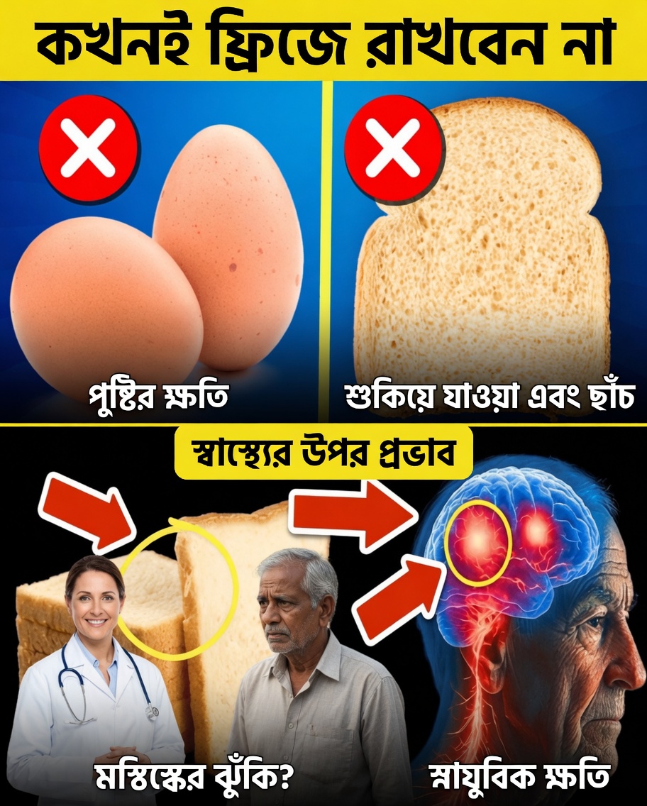 ২০টি খাবার যা আপনার স্বাস্থ্যের জন্য ফ্রিজে রাখা বন্ধ করা উচিত