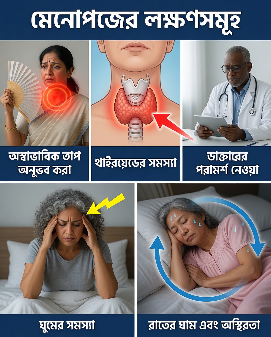 আপনি হয়তো উপেক্ষা করছেন—প্রারম্ভিক মেনোপজের ১০টি আশ্চর্যজনক লক্ষণ