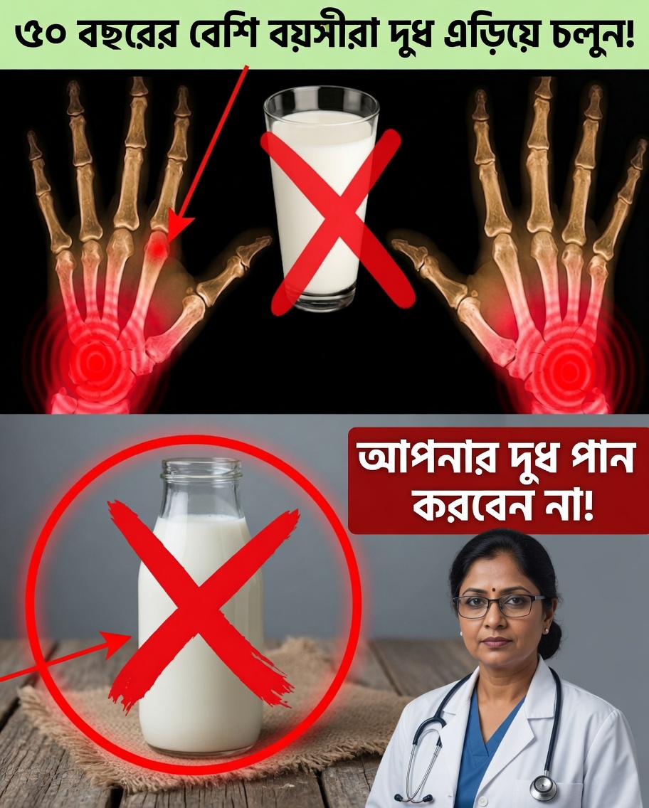 Acima dos ৬০ এবং এখনও দুধ পান করছেন? হয়তো এই অভ্যাসটি নতুন করে ভাবার সময় এসেছে