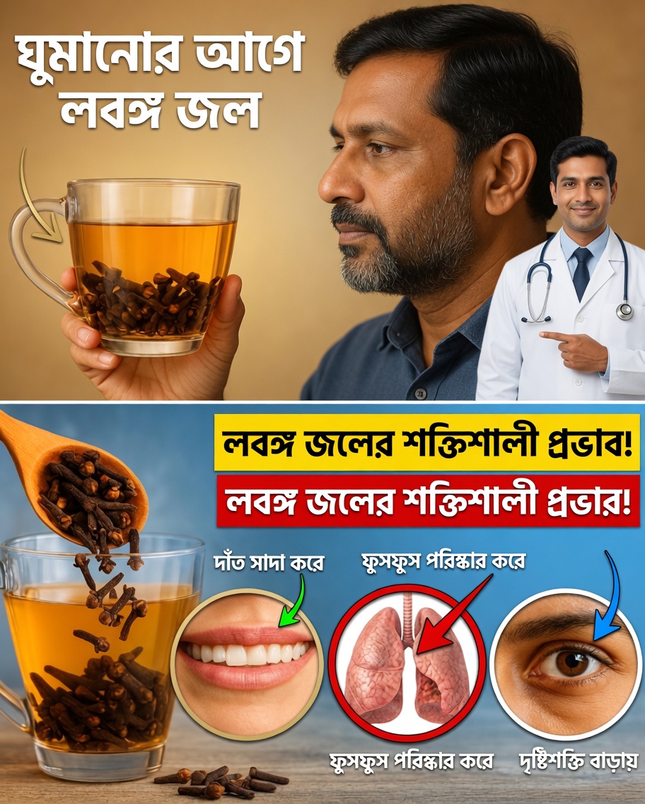 Dormir করার আগে লবঙ্গ পানির ১ কাপ: আপনার স্বাস্থ্যের জন্য ১৫টি চমকপ্রদ উপকারিতা
