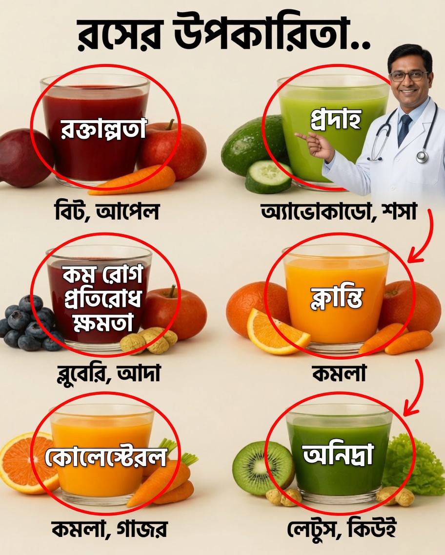 আপনার দৈনন্দিন সুস্থতা সমর্থনে নিরাময়কারী রস