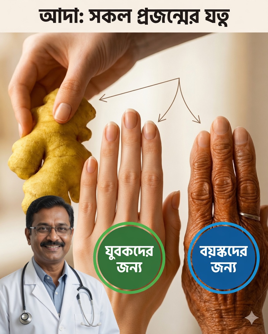 যে হাতগুলো তাদের গল্প বলে, তাদের জন্য আদার কোমল স্পর্শ