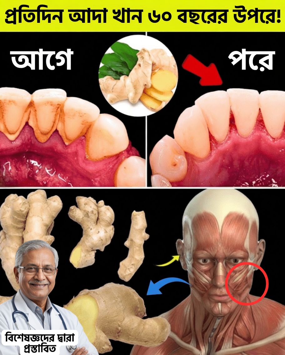 ৬০-এর বেশি? কেন আপনার প্রতিদিন আদা খাওয়া উচিত (৫টি অপরিহার্য কারণ)