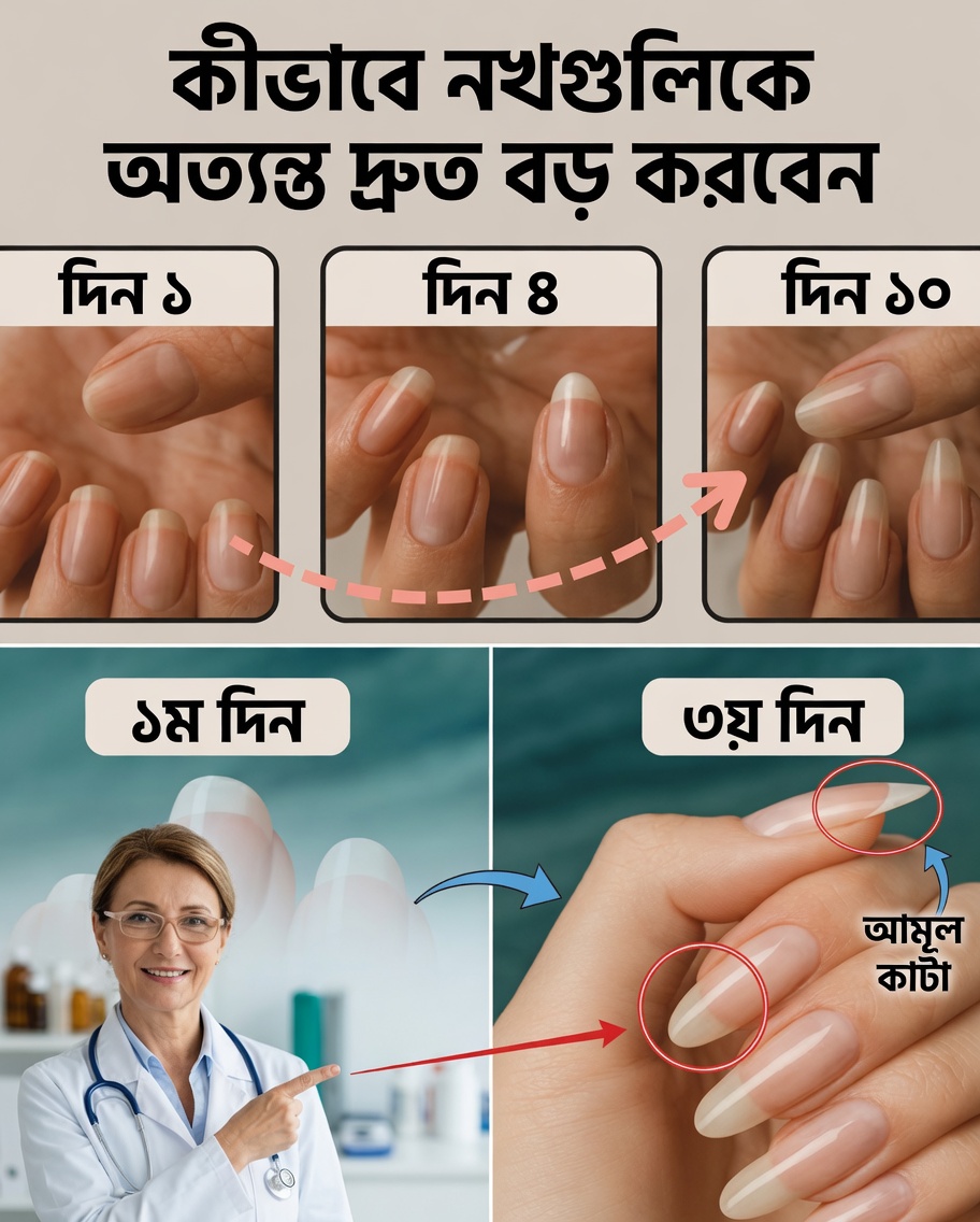 মাত্র ২ দিনে নখ কীভাবে লম্বা করবেন