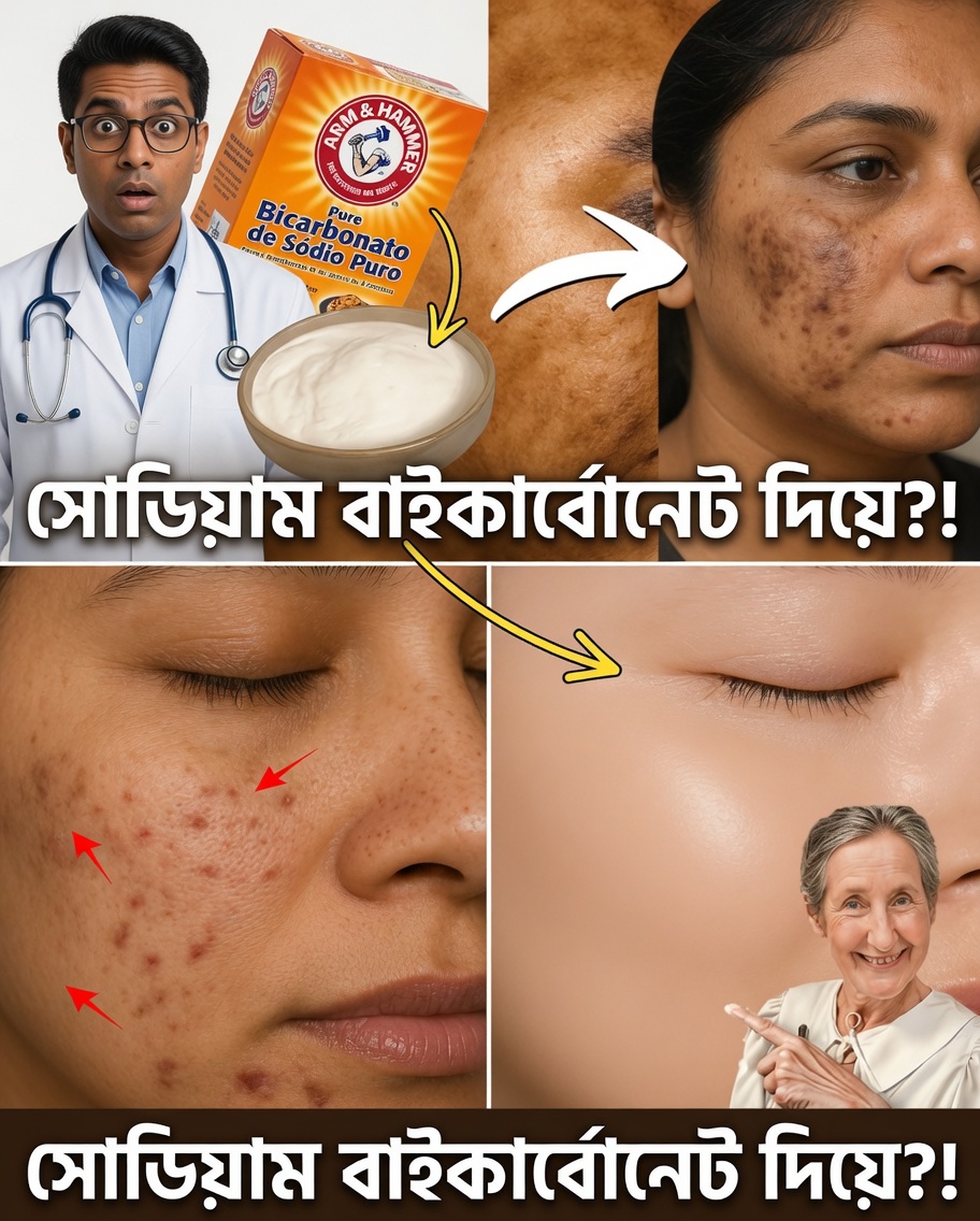 রিঙ্কল ও দাগের জন্য ঘরোয়া সোডিয়াম বাইকার্বোনেট ক্রিম