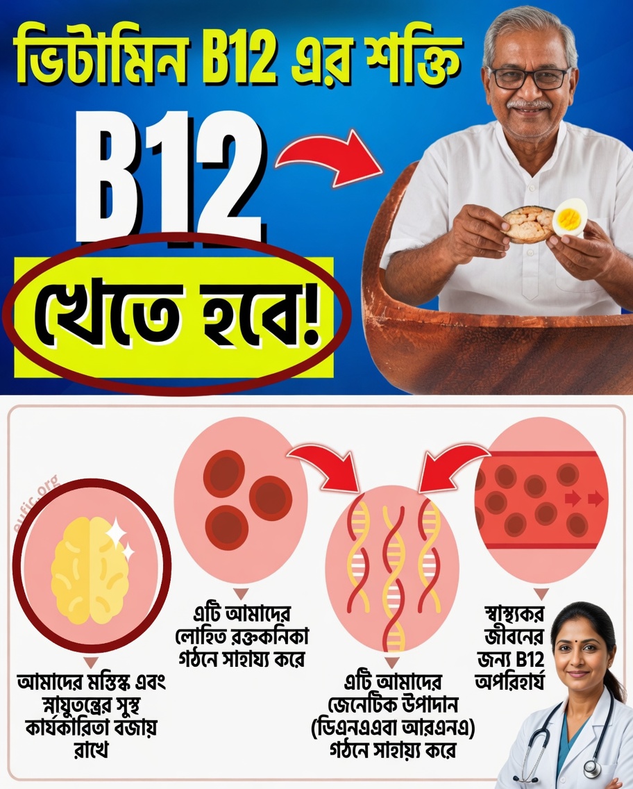 7টি ভিটামিন বি১২-সমৃদ্ধ খাবার মস্তিষ্কের ঝাপসাভাবকে বিদায় জানানোর জন্য