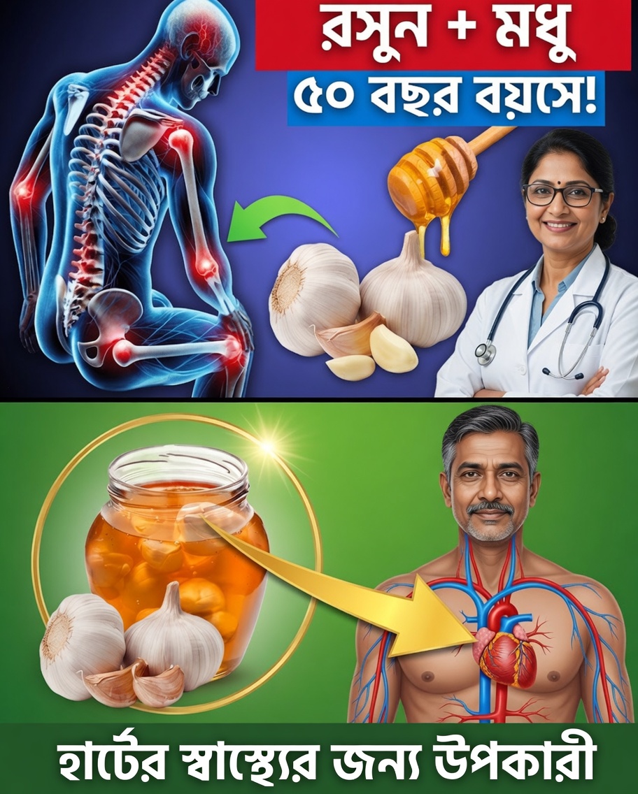 ৭ দিন ধরে মধুর সঙ্গে রসুন খেলে: আপনার শরীরে আসলে কী ঘটে
