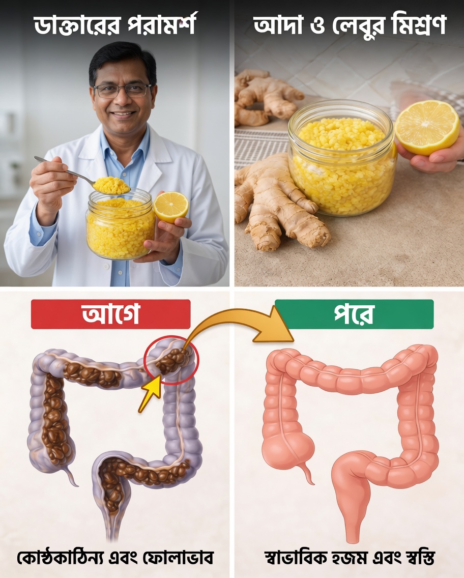 আদা + লেবু: কোলন পরিষ্কার—আগে ও পরে – আপনি এই সহজ পানীয়টি চেষ্টা করলে আসলে কী ঘটে