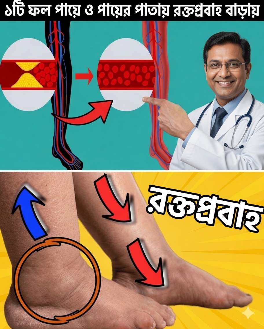 পায়ে রক্ত সঞ্চালন ও রক্তপ্রবাহ তাৎক্ষণিকভাবে উন্নত করতে পারে এমন শীর্ষ ৫টি প্রাকৃতিক পানীয়