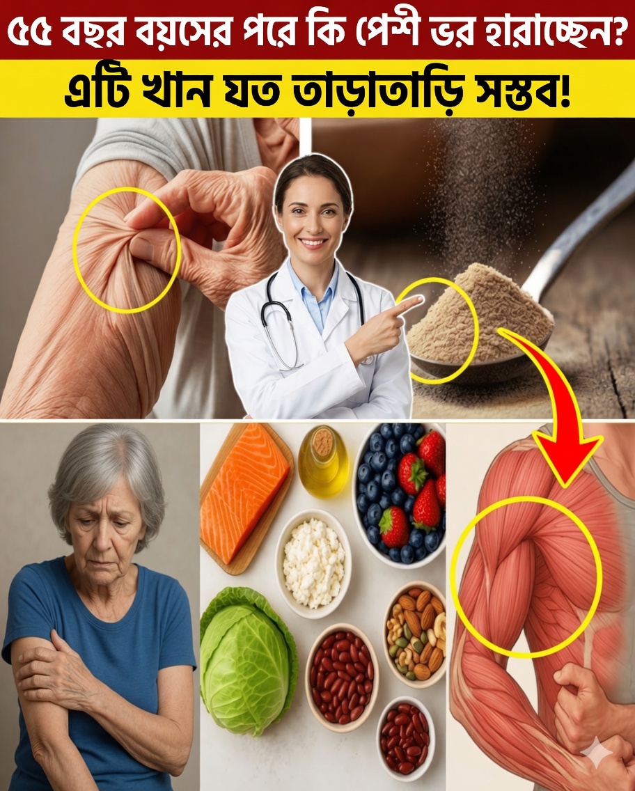 ৬০-এর বেশি? এই সহজ খাবারটি বয়স্কদের পেশী ক্ষয় উল্টে দিতে সাহায্য করতে পারে