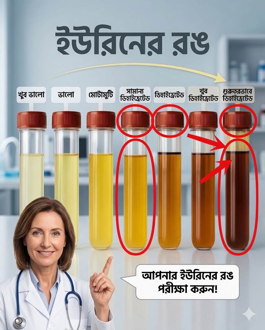 আপনার মূত্রের রং আপনার স্বাস্থ্যের সম্পর্কে কী প্রকাশ করে? আপনার শরীর প্রতিদিন যে লুকানো সংকেত পাঠায় তা আবিষ্কার করুন