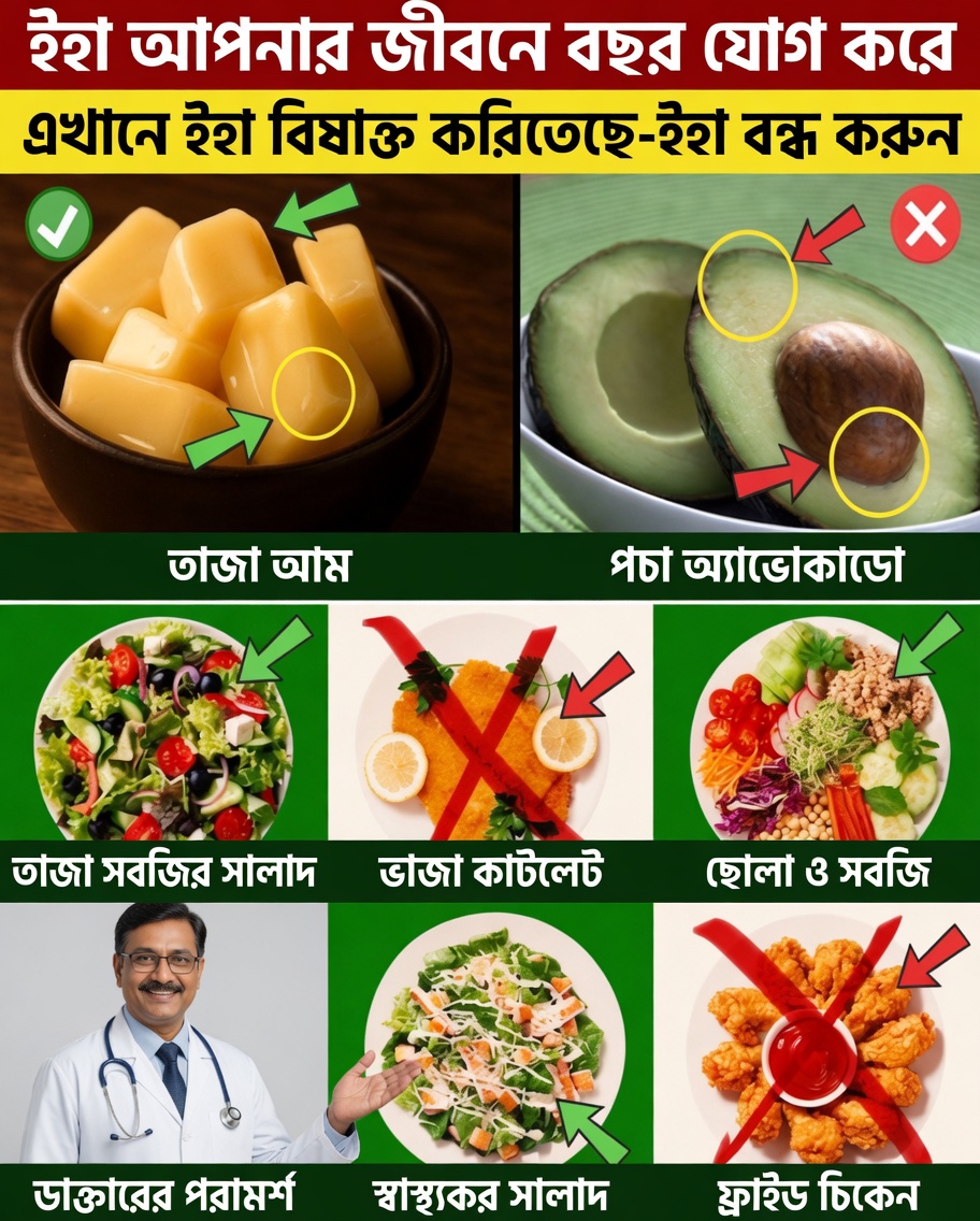 ৬৫ বছরের বেশি? ৫টি বিপজ্জনক চর্বি যা আপনি কখনোই খাওয়া উচিত নয় এবং ৫টি চর্বি যা আপনার অবশ্যই খাদ্যতালিকায় অন্তর্ভুক্ত করা উচিত!