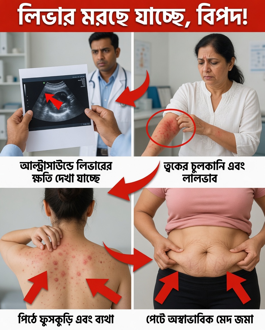 আপনার লিভার ব্যর্থ হতে পারে এমন ৮টি লুকানো লক্ষণ – এই সতর্ক সংকেতগুলো উপেক্ষা করবেন না