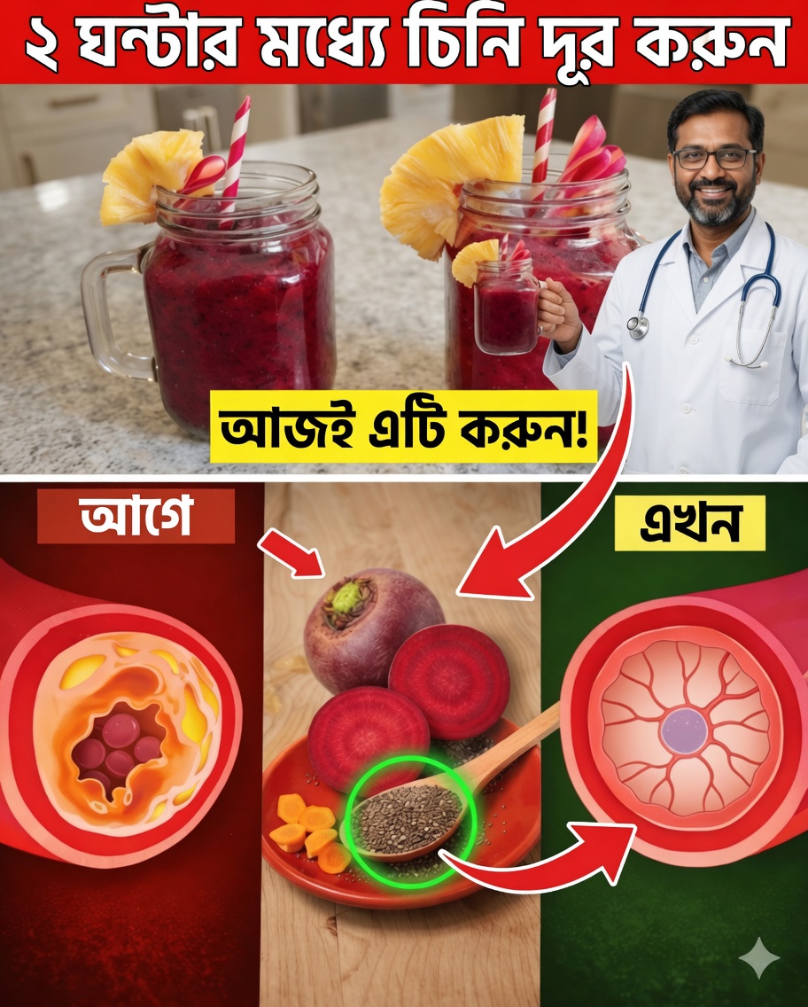 রক্তে শর্করা কমাতে এবং কোলেস্টেরলকে সহায়তা করতে প্রাকৃতিক পানীয় নং ১