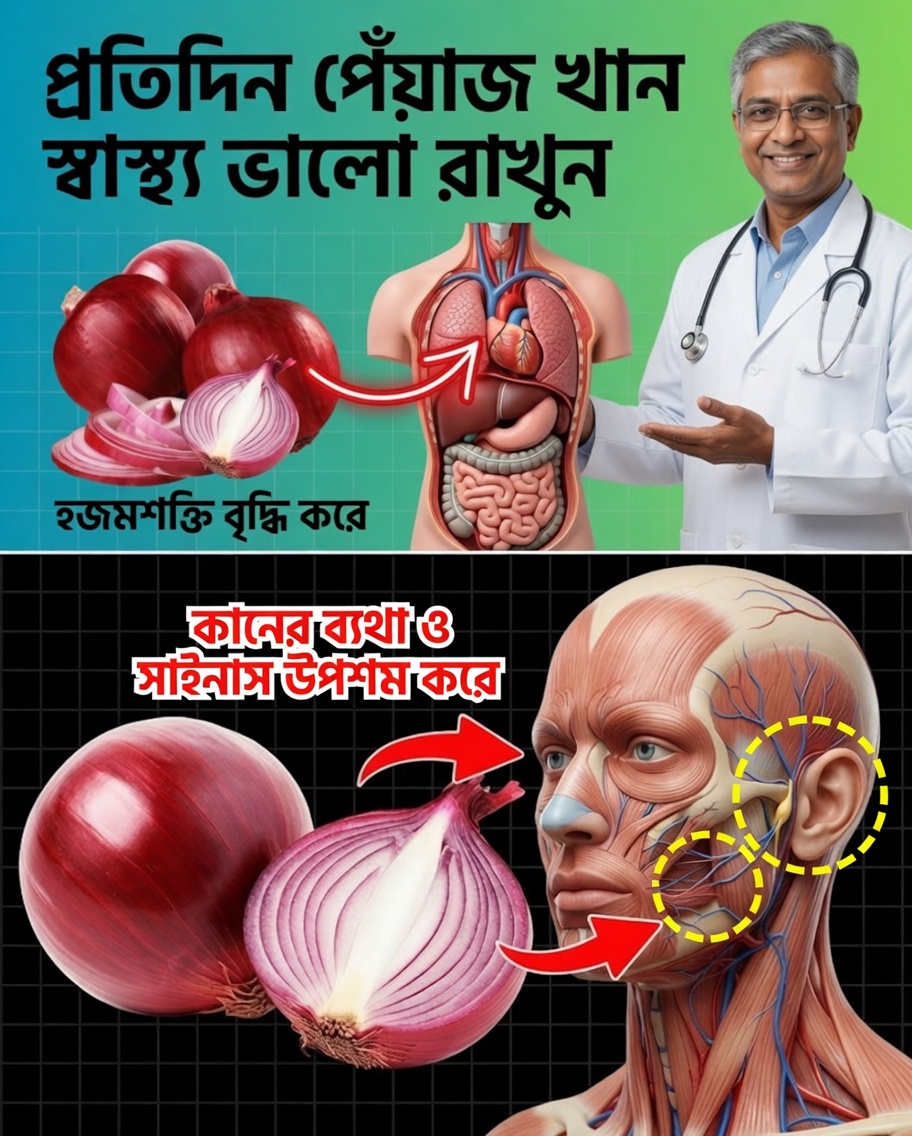 কাঁচা পেঁয়াজ খাওয়ার ১২টি আশ্চর্যজনক উপকারিতা
