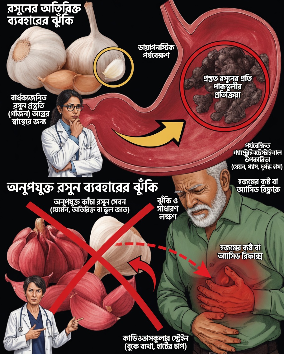 রসুন খাওয়ার সঠিক উপায়: ৮টি সাধারণ ভুল যা এর স্বাস্থ্য উপকারিতা নষ্ট করে