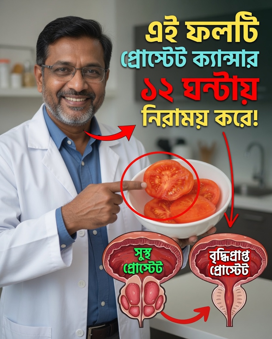 টমেটো: ৫০-এর পর প্রোস্টেটের স্বাস্থ্য সমর্থনে সহায়ক হতে পারে এমন সহজ খাবার