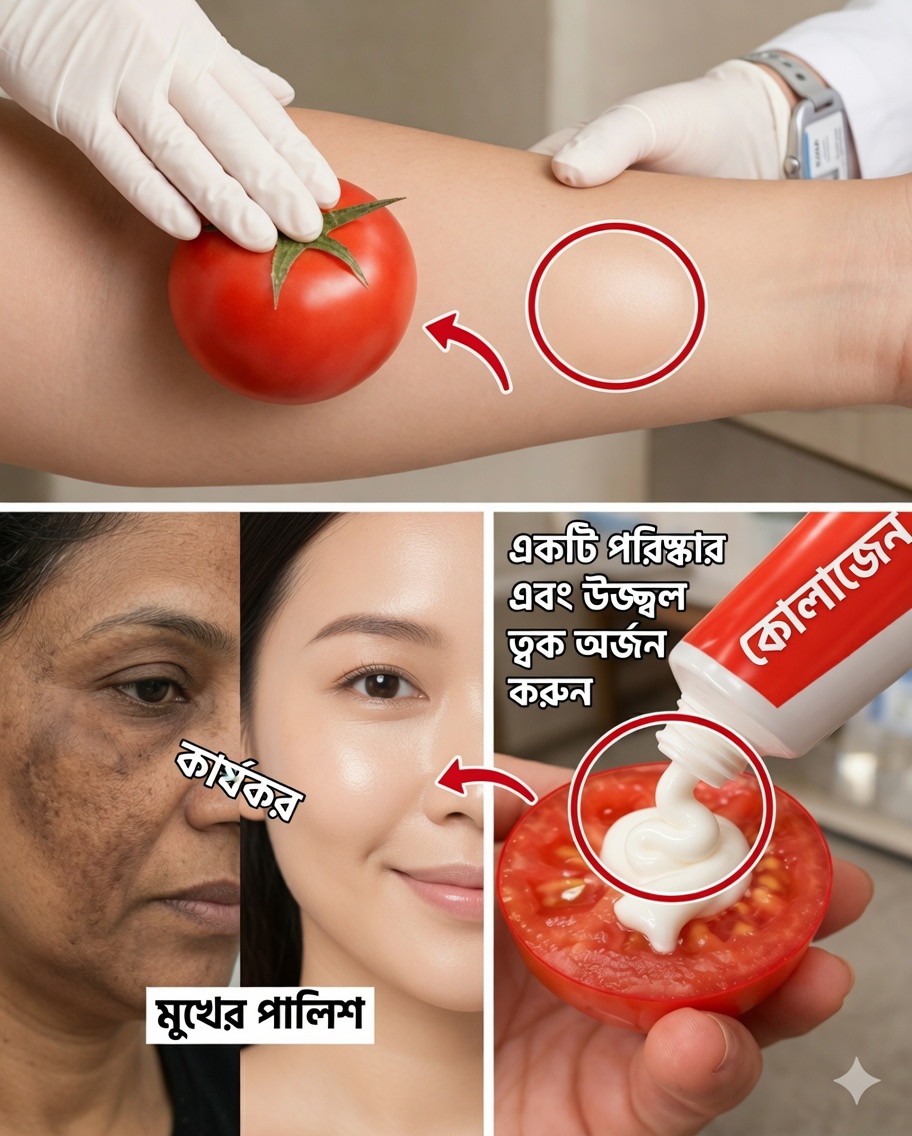 টুথপেস্ট ও টমেটোর ফেস মাস্ক: ছোট পোরস, হালকা দাগ ও আরও উজ্জ্বল ত্বকের জন্য চমকপ্রদ ঘরোয়া ট্রিক
