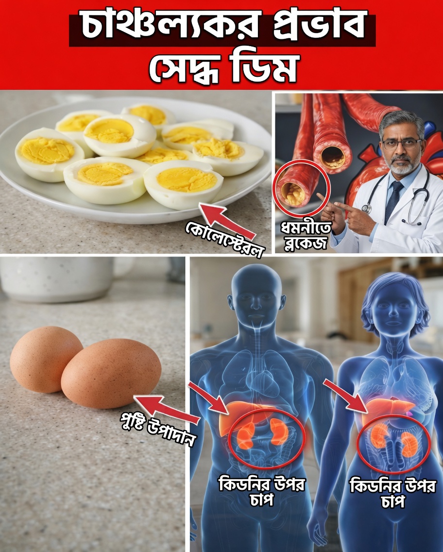 প্রতিদিন সকালে মাত্র ২টি সেদ্ধ ডিম আপনার শরীরের জন্য এই ১০টি কাজ করতে পারে