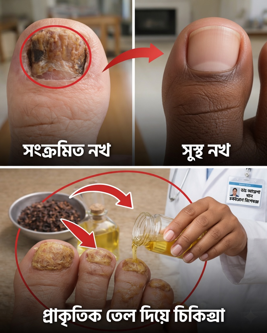 আপনি কি কখনও নখের ছত্রাক নিয়ন্ত্রণে সাহায্য করতে এই সহজ ঘরোয়া প্রতিকারটি চেষ্টা করেছেন? ধাপে ধাপে নির্দেশিকা