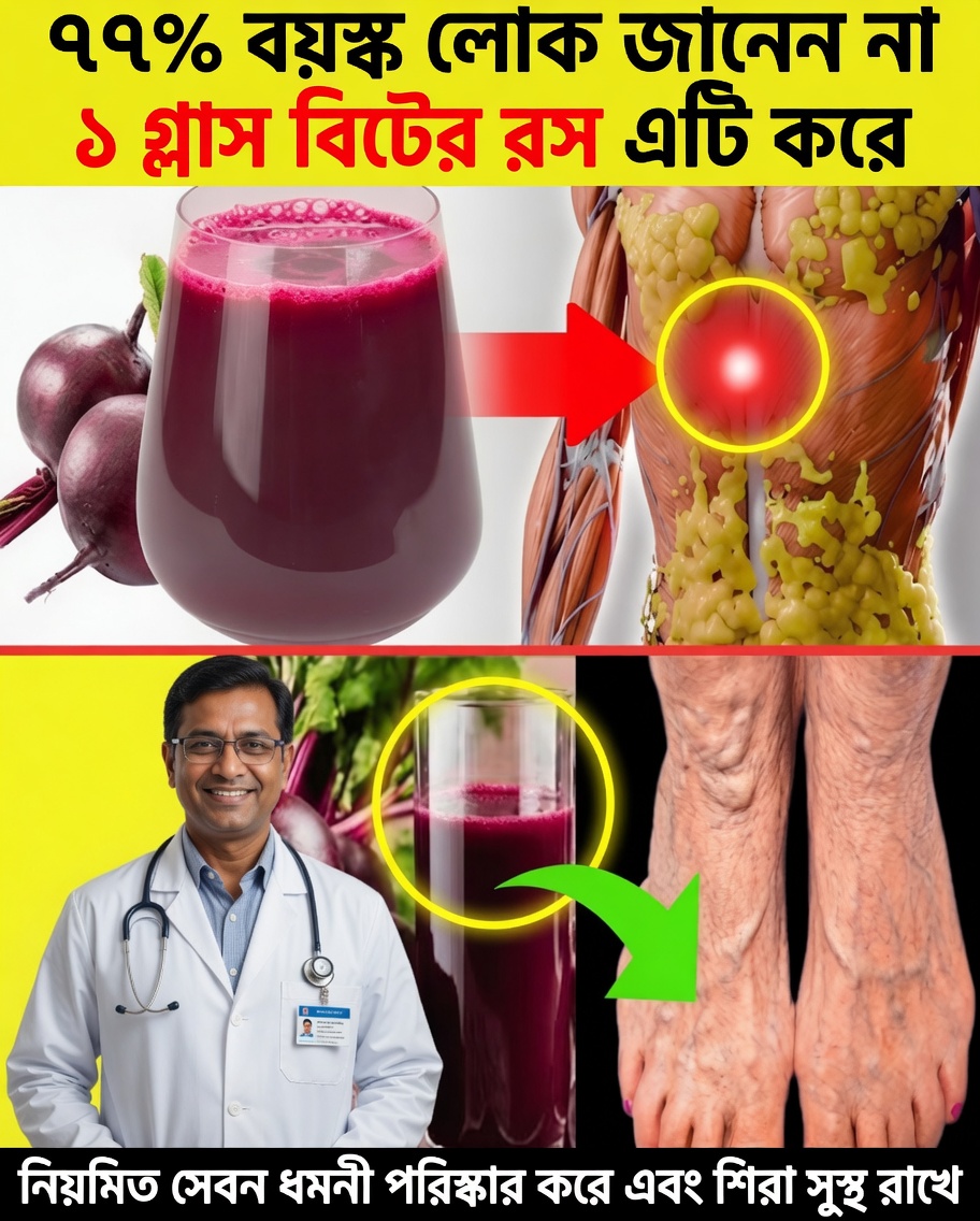 সকালে এক গ্লাস বিটরুটের রস বয়স্কদের জন্য সবকিছু বদলে দিতে পারে