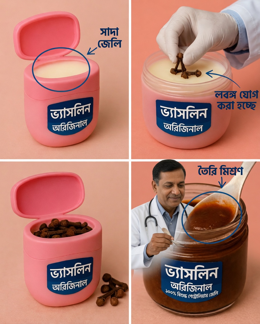 লবঙ্গ ও ভ্যাসলিন: সৌন্দর্যের নতুন প্রাকৃতিক গোপন রহস্য