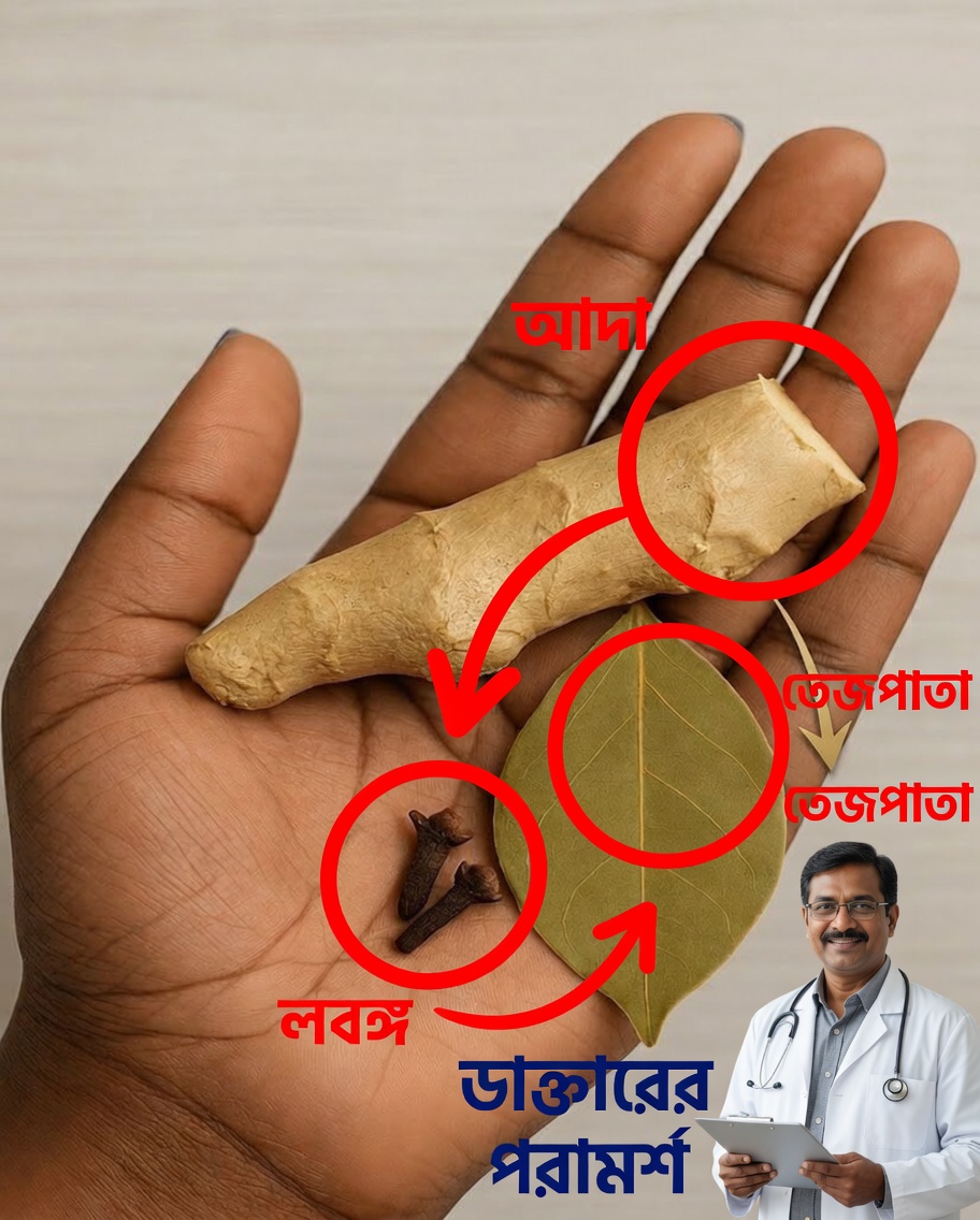 রান্নাঘরের মসলা থেকে রাতের আরাম পর্যন্ত: আদা, লবঙ্গ ও তেজপাতার চা