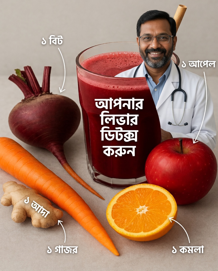 ডিটক্স জুস: ভেতর থেকে বাইরে পর্যন্ত আপনার শরীরকে নতুন করে গড়ুন