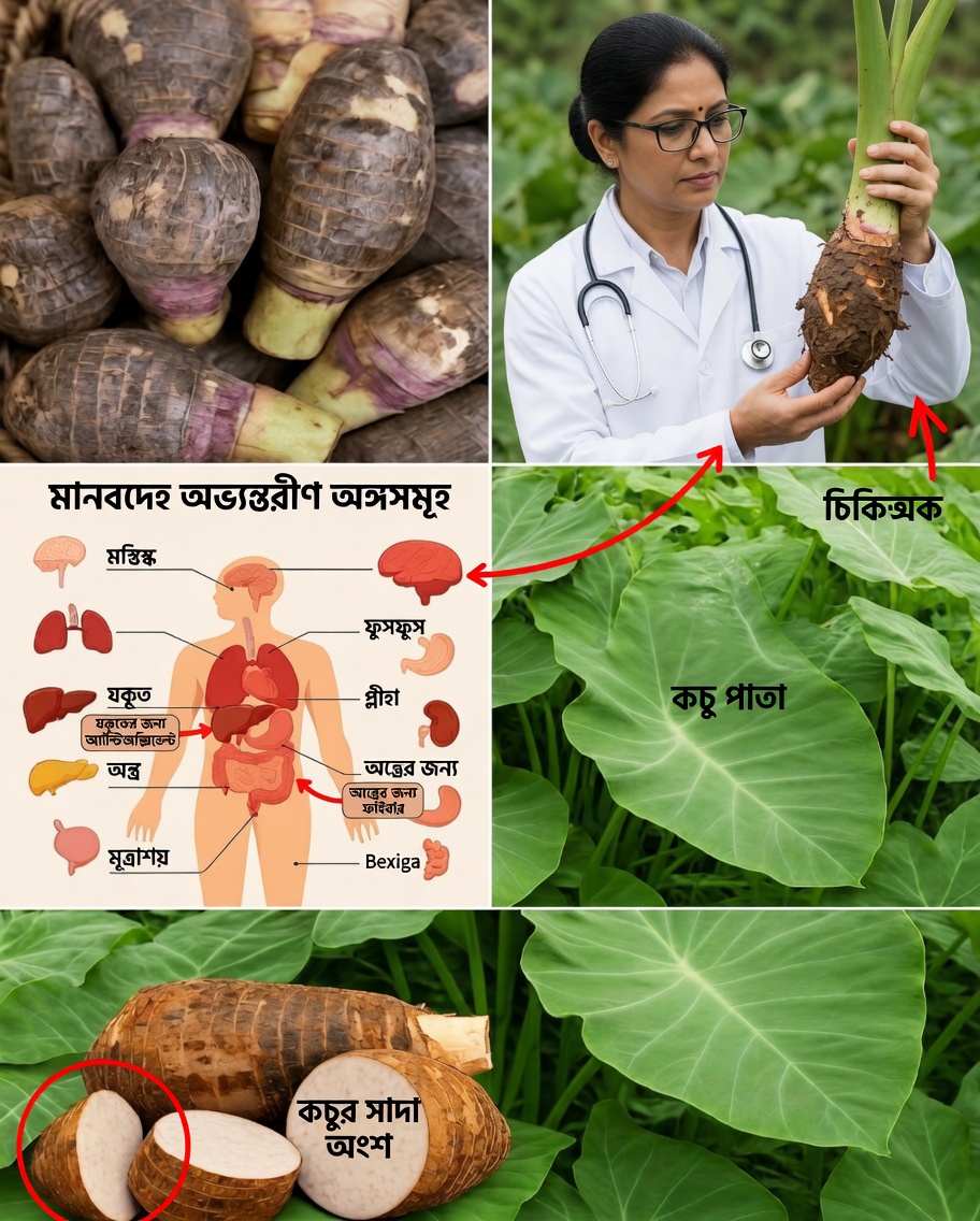 তারোর মূল: মাটির নিচে লুকানো শক্তি