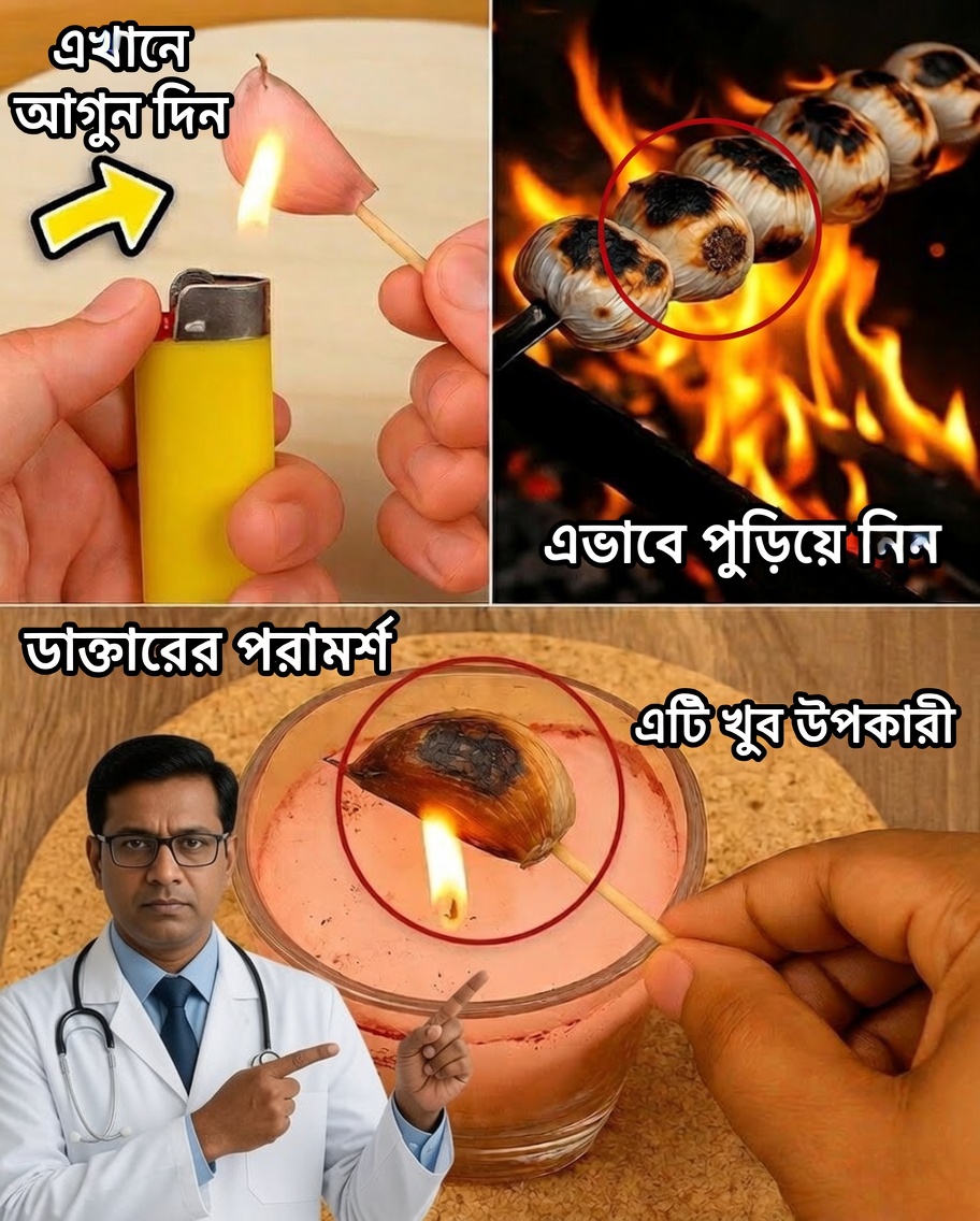 বাড়িতে রসুন পোড়ানো: ১৫ মিনিটের প্রাকৃতিক কৌশল যা আপনার স্বাস্থ্যকে চমকে দিতে পারে