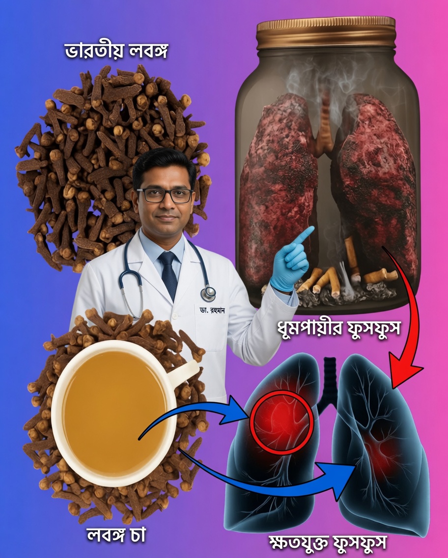 লবঙ্গের চা, যা প্রাকৃতিকভাবে আপনার ফুসফুসকে সুরক্ষা দিতে ও শক্তিশালী করতে সাহায্য করতে পারে